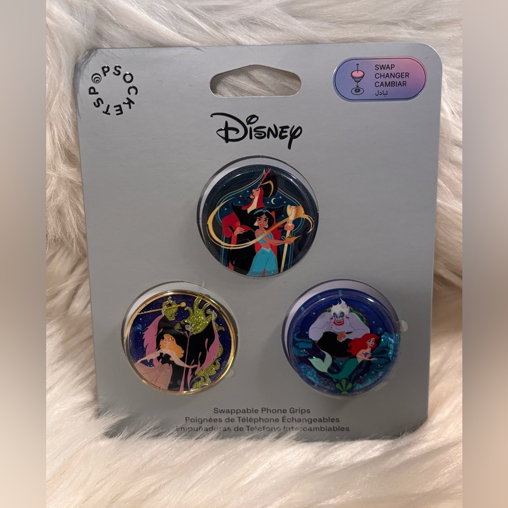 Disney Parks Popsocket 3 Phone Grips Princess And Villains
